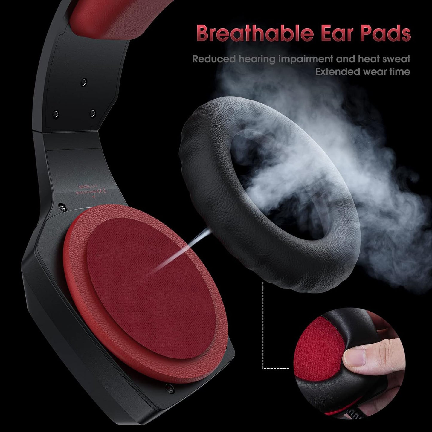 Head mounted gaming headphones colorful RGB wired computer headphones game controller headphones