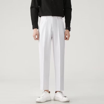 Casual men's small footed high-end drape suit pants