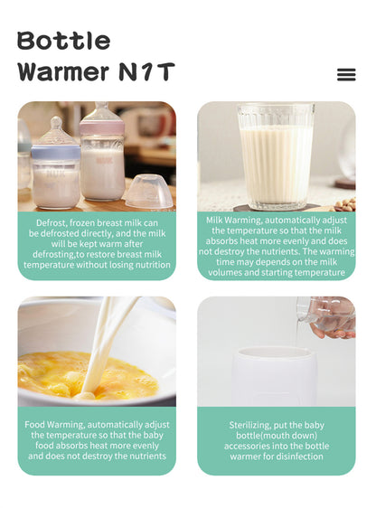 Multifunctional single-bottle warm milk dispenser