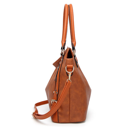 Factory Price Wholesale Guangzhou Women's Bag European And American Foreign Trade New Generous Bag Hand-Held Shoulder Crossbody Women's Bag