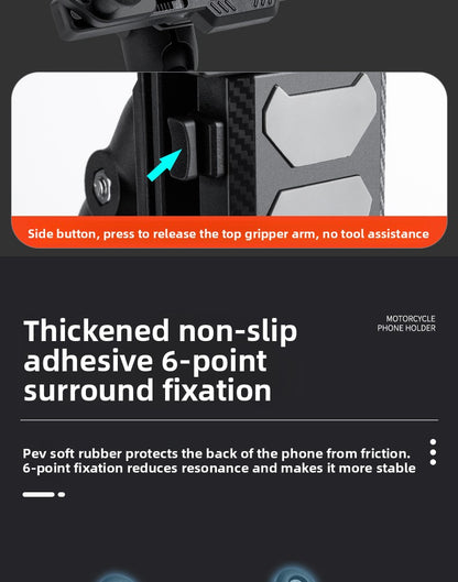 Electric vehicle shock-proof mobile phone holder