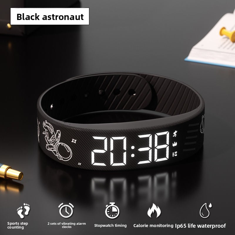 Kids Digital Silicone Watch with Vibration Alarm