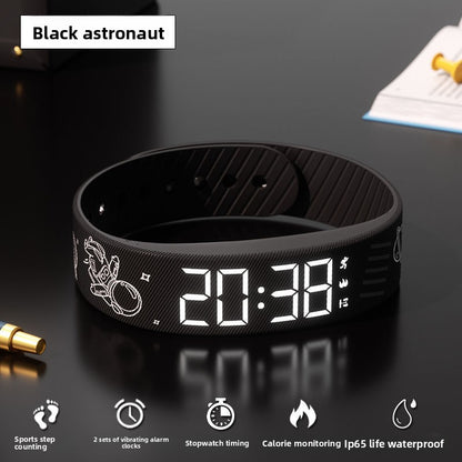 Kids Digital Silicone Watch with Vibration Alarm