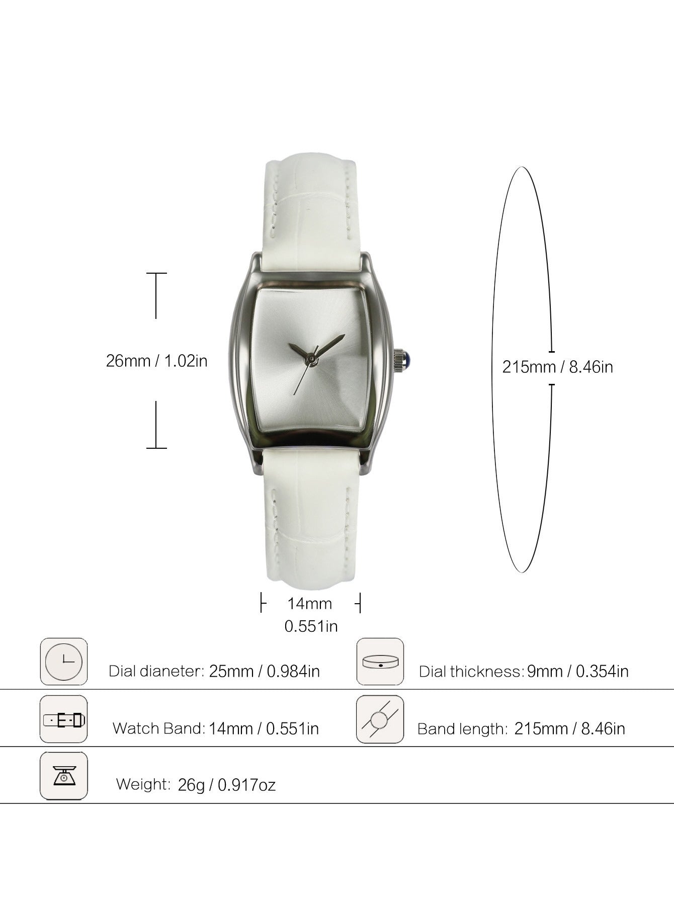 Perfume-scented ladies' watch