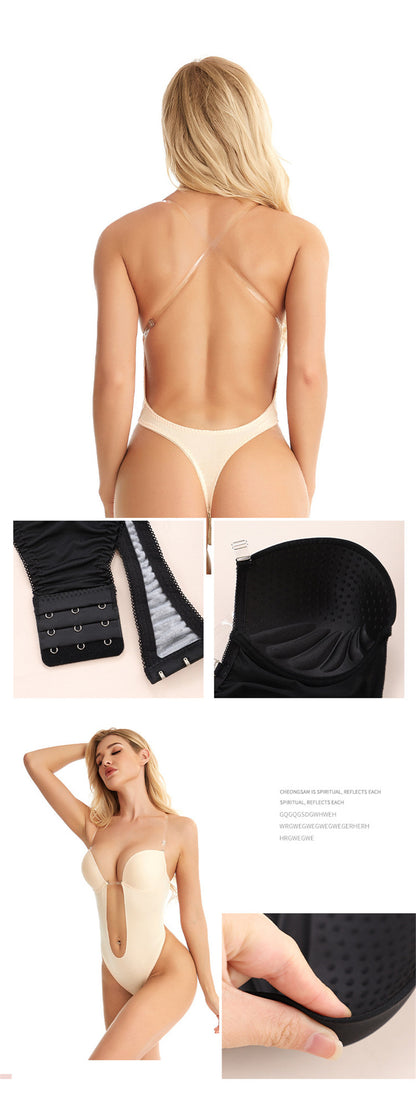 One-piece Underwear Bra Tube Top Tube Top Big Breasts Show Small Artifact Bra