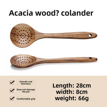 Wooden spatula and spoon