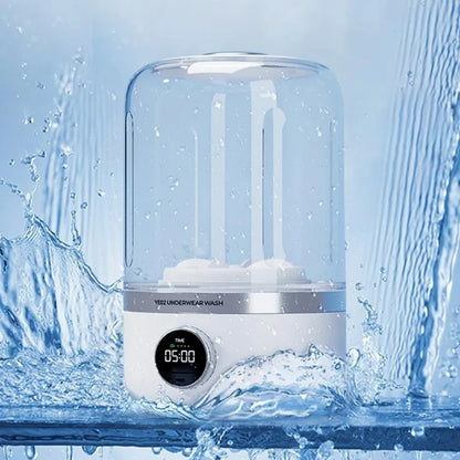 Sanhuo Mini Washing Machine, Installation-Free, Washing Socks, Intimates, All-In-One Machine, Small Wireless Portable Laundry Cup