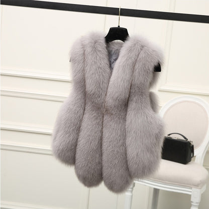 Women's Faux Fur Vest