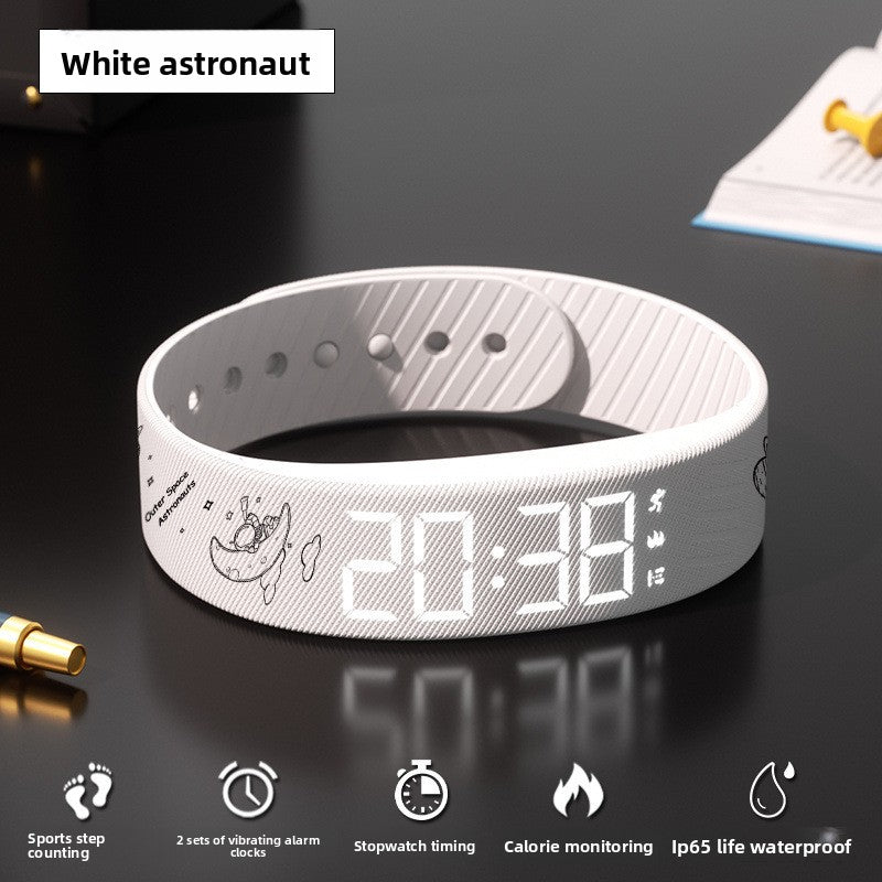 Kids Digital Silicone Watch with Vibration Alarm