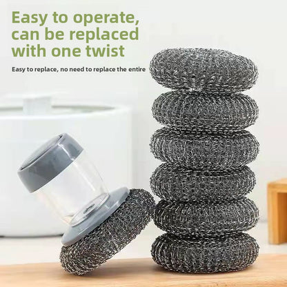 Automatic Liquid Dispensing Kitchen Cleaning Brush