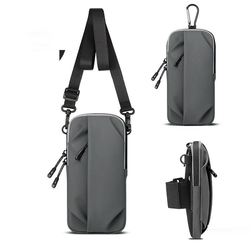 Running mobile phone arm bag for men and women, single shoulder diagonal cross bag, wrist bag, fitness sports travel equipment