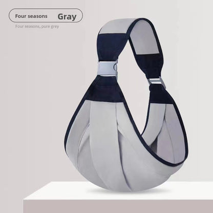 Horizontal hugging baby carrier