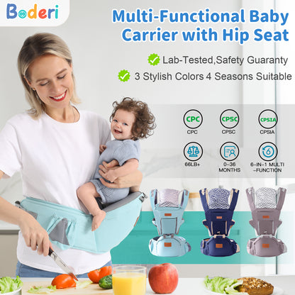 Multi-functional Baby Waist Stool For Newborns To Hold The Baby Artifact Toddler Front And Rear Dual-purpose Baby Carrier