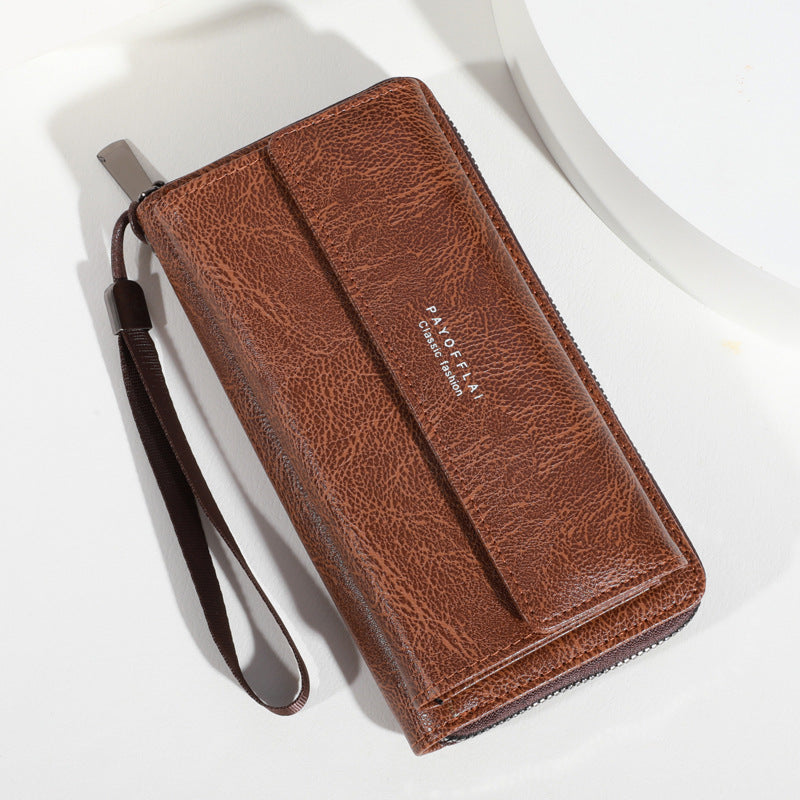 Men's wallet with multiple card slots