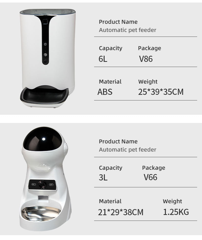 Wifi Smart APP Pet Feeder Household use Microchip Dog Automatic Pet Feeder Automatic Pet Feeder