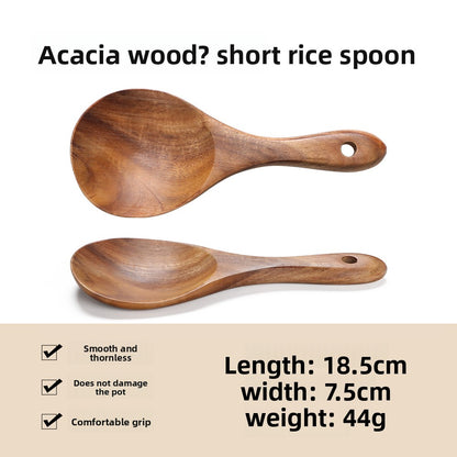 Wooden spatula and spoon