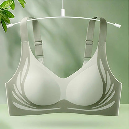 Anti-sagging and gathering bra