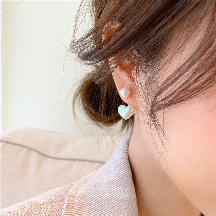 French New Classic Elegant Imitation Pearl Drop Earrings for Women Exquisite Dangle Wedding Earring Statement Fashion Jewelry