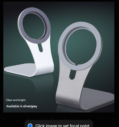 Aluminum Alloy Mobile Phone Charging Bracket Desktop Magnetic Bracket Metal Bracket Magsafe Bracket Wireless Charging Bracket