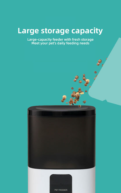 Wifi Smart APP Pet Feeder Household use Microchip Dog Automatic Pet Feeder Automatic Pet Feeder