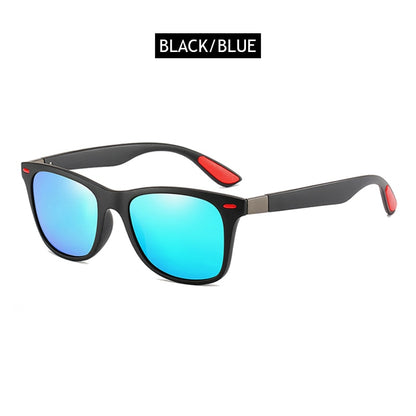 Polarized Sunglasses Men Women Classic Square Plastic Driving Sun Glasses Male Fashion Black Shades UV400