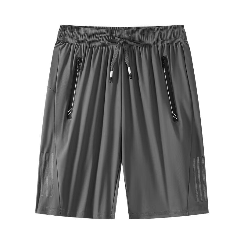 Small niche loose fit sports and leisure five quarter pants