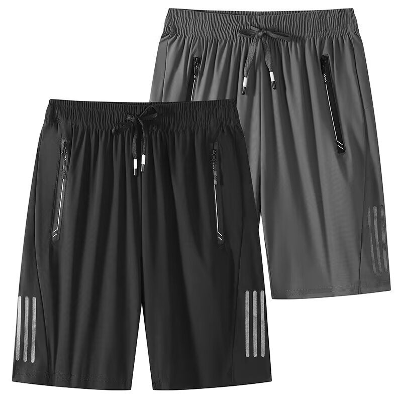 Small niche loose fit sports and leisure five quarter pants
