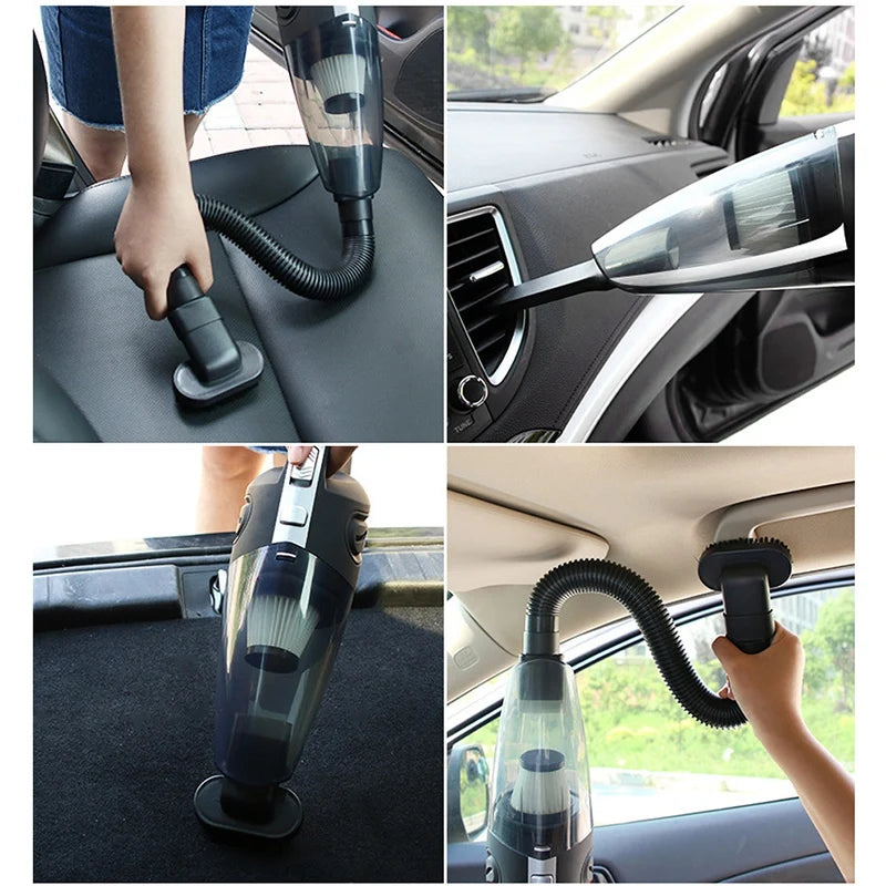 Handheld Vacuum Cordless Powerful Cyclone Suction Portable Rechargeable Vacuum Cleaner 6053 Quick Charge for Car Home Pet Hair