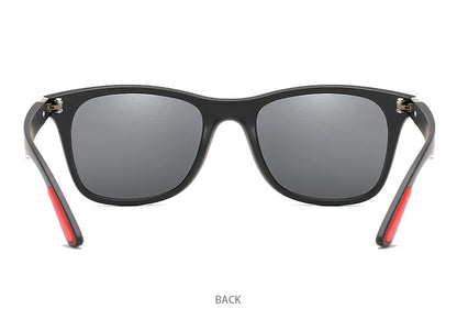 Polarized Sunglasses Men Women Classic Square Plastic Driving Sun Glasses Male Fashion Black Shades UV400
