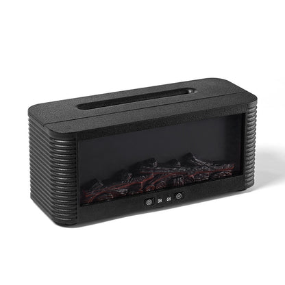 25 Years Of New Simulation Flame Fireplace Aromatherapy Machine Home Desktop Remote Control 5V Humidifier Colorful Lights Cross-border