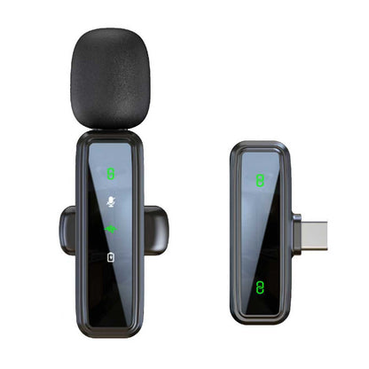 New Private Model J81 Collar Clip Microphone Intelligent Noise Reduction Radio Microphone J82 Three-in-one Wireless Collar Clip Microphone