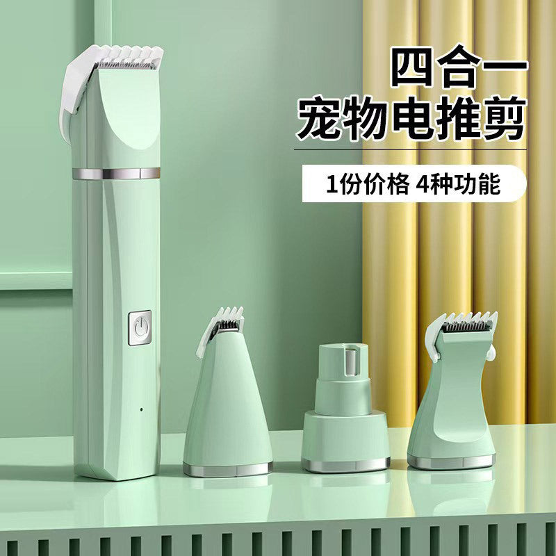 Cross-border New Pet Shaver Cat Hair Removal Electric Clippers Foot Shearing Artifact Mute Rechargeable Electric Clippers