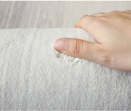 Cross-border Absorbent Non-slip Letter Cashmere Simple Home Decoration Indoor Carpet Floor Mat Bedside Bedroom Room Blanket