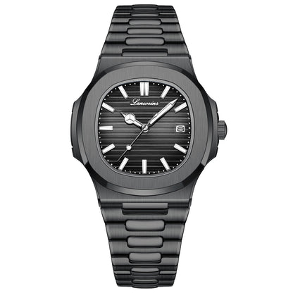 New Steel Band Parrot Quartz Watch Men's Watch Wholesale Watch Cross-Border Luminous Calendar Steel Band Watch