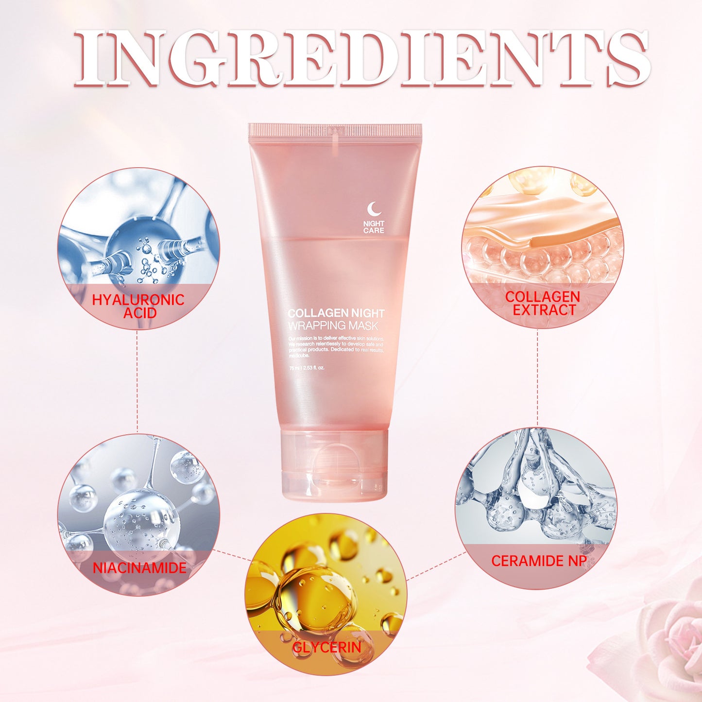 Collagen Tear Mask Skin Rejuvenation Moisturizing Firming Night Repair Mask