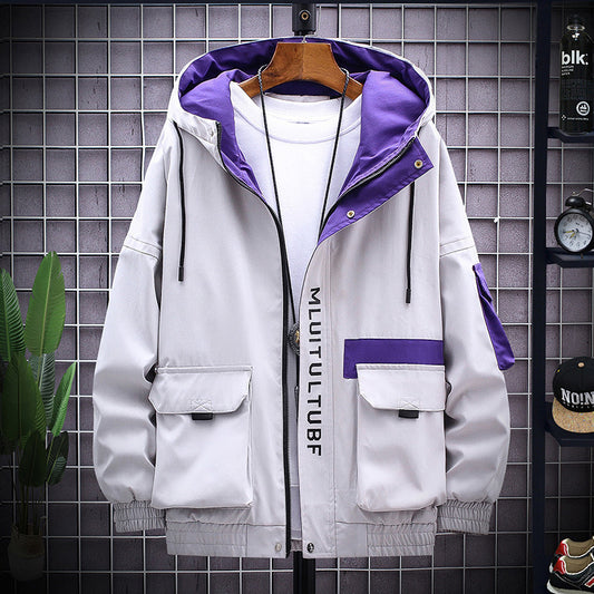Workwear Coat Men&#039;s Spring And Autumn 2020 New Men&#039;s Trench Coat Short Korean Fashion Men&#039;s Student Jacket Top Clothes