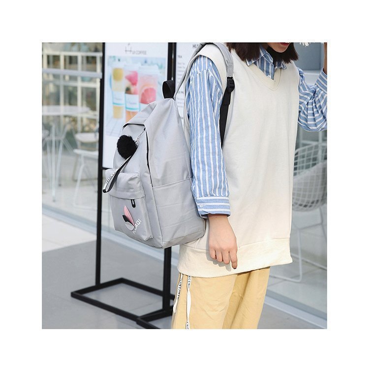 Canvas Backpack For Women 2025 New College Style Korean Style Mori Style Baoyue Xiaoxin Junior High School Student Bag