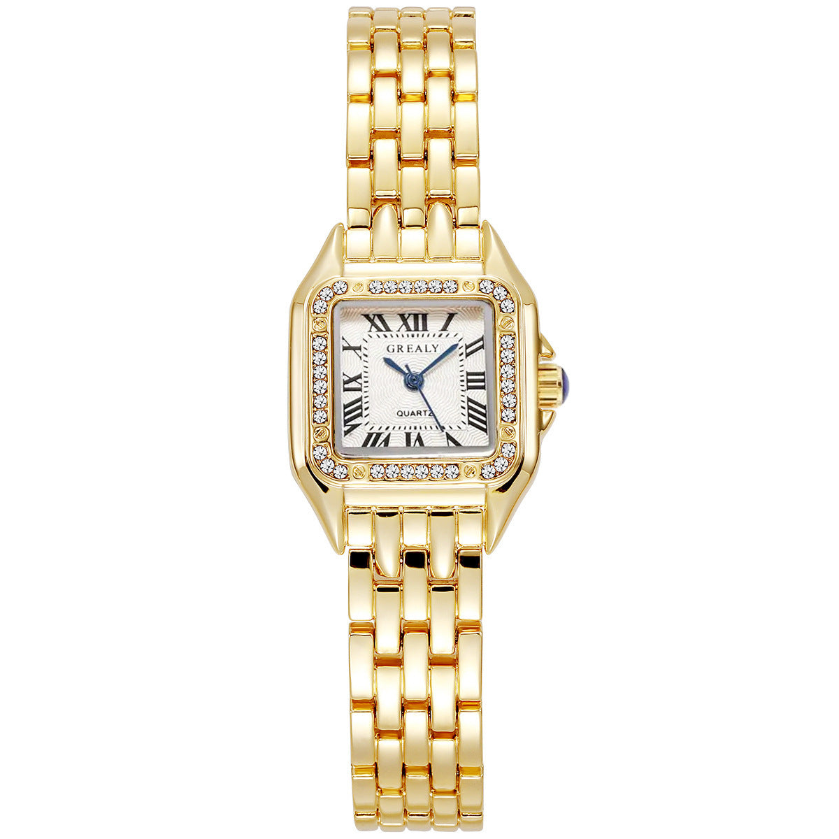 Fashion AliExpress Hot Selling Stainless Steel Women's Brand Quartz Watch Business Casual Steel Belt Women's Watch