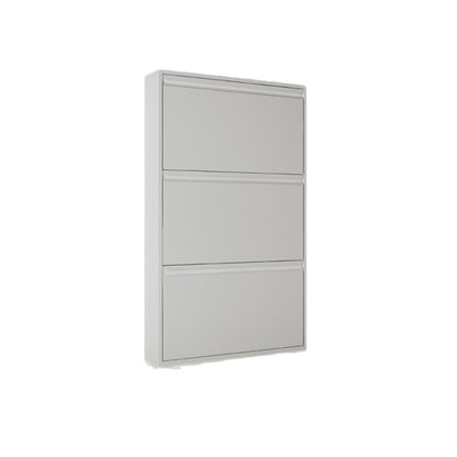 Household Thin Steel Tipping Bucket Shoe Cabinet Manufacturer Wholesale Simple Entrance Entrance Shoe Cabinet Door Storage Shoe Rack