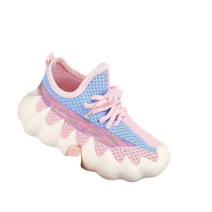 Children's Sneakers Summer New Octopus Boys Shoes Mesh Breathable Soft Sole Middle And Big Kids Girls Coconut Shoes
