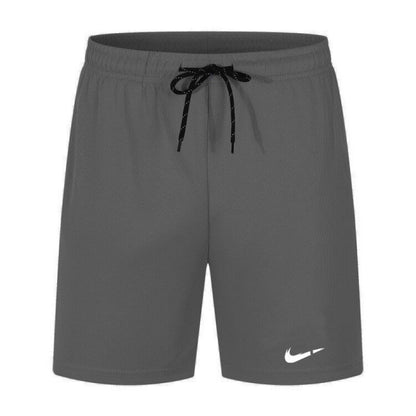 Cross-Border Amazon Summer Men's Mid-Waist Lace-Up Quick-Drying Mesh Shorts Large Size Casual Versatile Beach Shorts