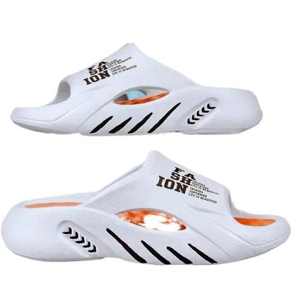 Stomp Feeling Ins Slippers Men's Stomp Feeling Thick Bottom Home Summer Essential Slippers Women's Casual Men's Fashion Outdoor