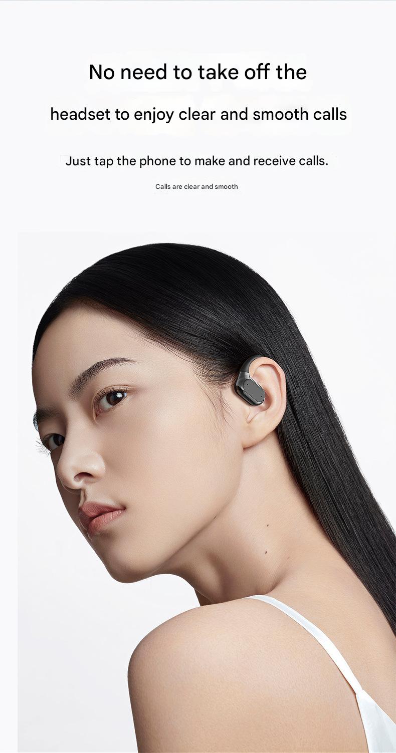 New Cross-border Q13 Non-in-ear Bluetooth Headset Ear-hanging Sports Portable Headset Long Endurance Noise Reduction Wholesale