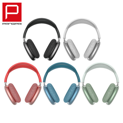 Cross-Border Popular Headphones Suitable For Apple P9Airmax Over-Ear Bluetooth Headphones With Retractable Wireless Stereo Sound