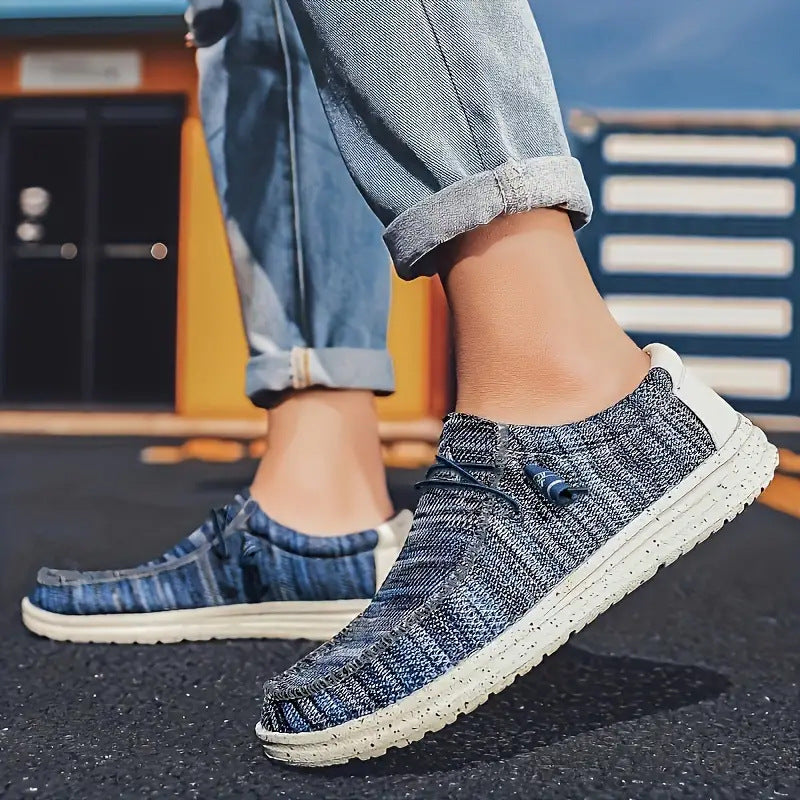 Slip-on Lazy Sneakers Autumn Comfortable All-match Non-slip Casual Work Shoes Men's Loafers Old Beijing Cloth Shoes