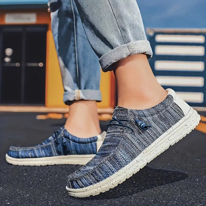 Slip-on Lazy Sneakers Autumn Comfortable All-match Non-slip Casual Work Shoes Men's Loafers Old Beijing Cloth Shoes