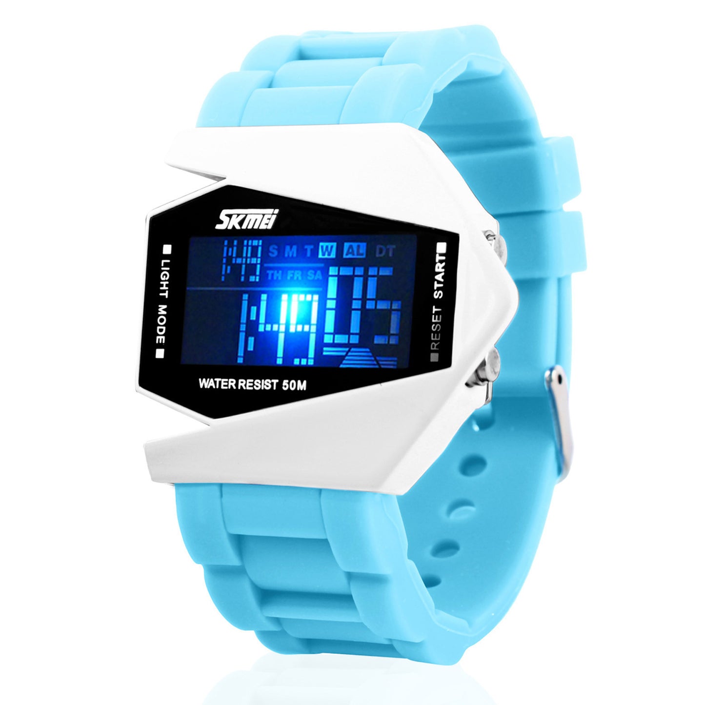 Beautiful Time Personality Creative Men's Hot Sale Led Airplane Watch Jelly Vintage Brand Children Waterproof Watch