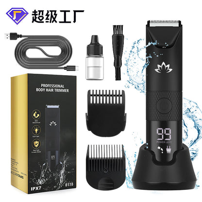 Cross-border Male And Female Body Hair Trimmer Body Washing Hair Clipper Privates Shaver Egg Hair Trimmer