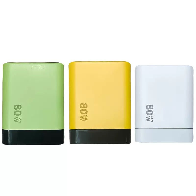 Cross-Border Gallium Nitride Charger Suitable For Apple, Huawei And Xiaomi Mobile Phone Fast Charging Head, Notebook Folding Charging Head