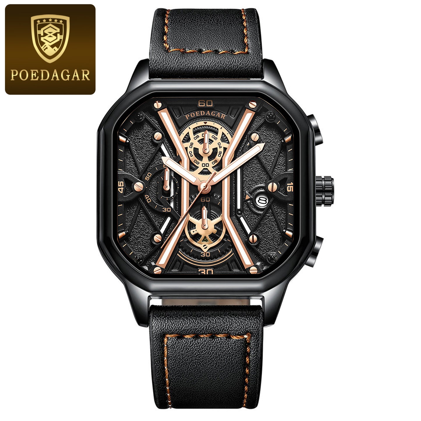 Swiss Brand New Multi-functional Men's Watch Super Luminous Quartz Watch Live Foreign Trade Explosions A Generation Of Hair